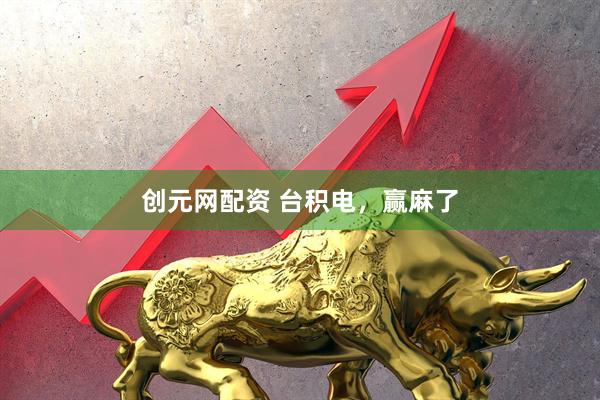 创元网配资 台积电，赢麻了