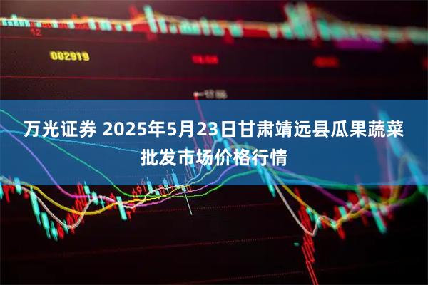 万光证券 2025年5月23日甘肃靖远县瓜果蔬菜批发市场价格行情